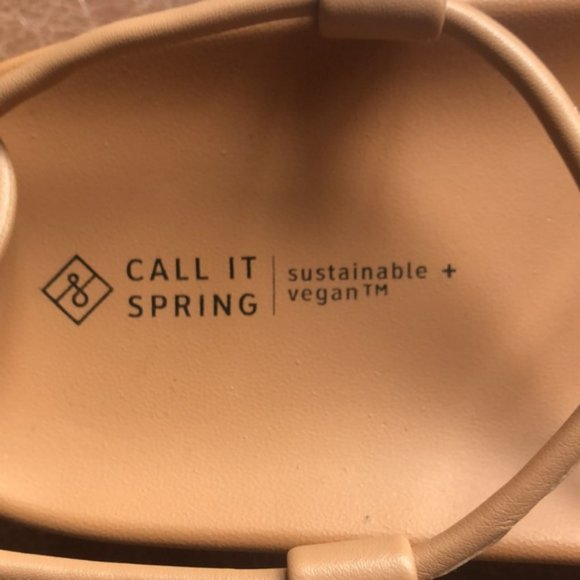 👛 (ANY 2/$25) CALL IT SPRING Gladiator Sandals Size 7.5 - Picture 6 of 8